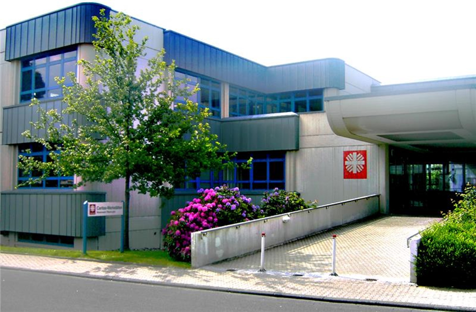 Blick auf die Caritas-Werkstätten in Montabaur.